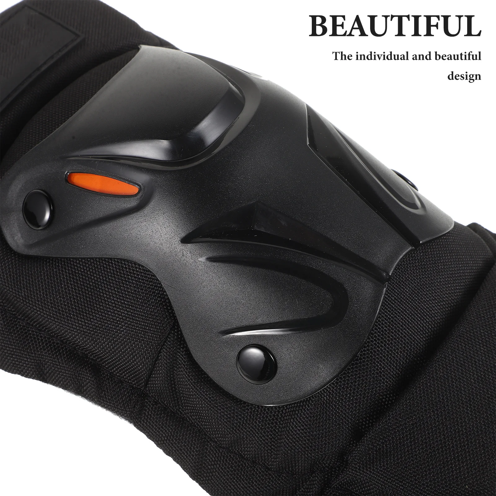 1 زوج دراجة نارية الكوع الحرس عالية التأثير المقاومة Pp شل منصات للتزلج على الجليد ركوب الدراجات الرياضية واقية #4