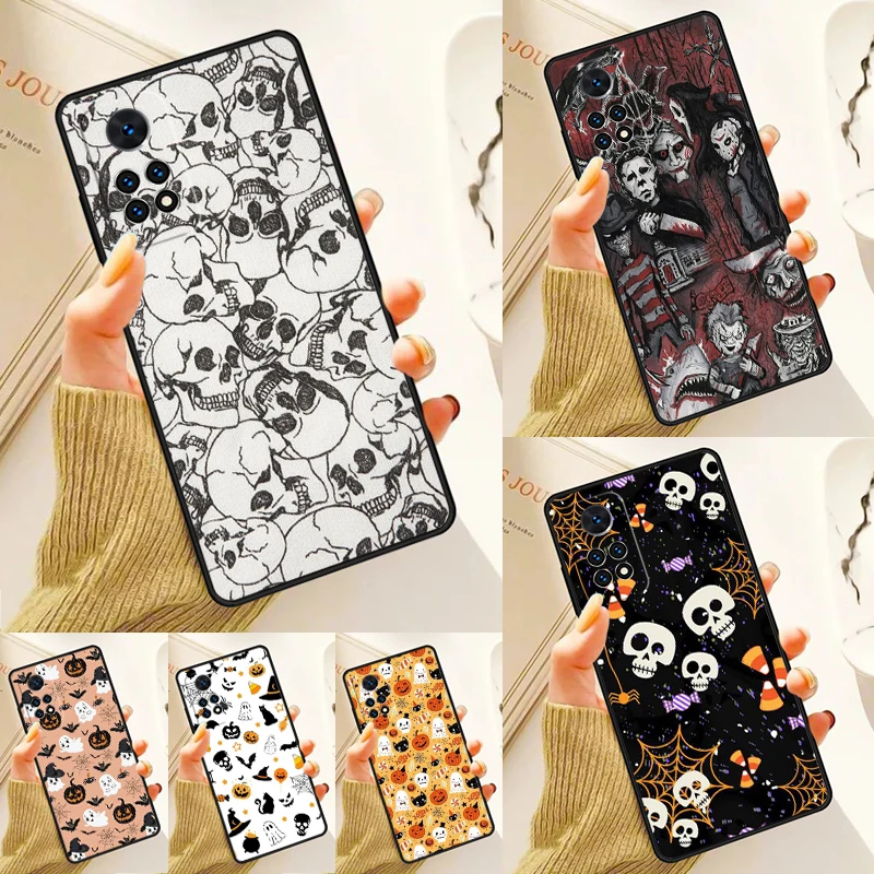 

Чехол Хэллоуин для Samsung Galaxy S24 Plus S23 S20 S21FE Lite S22 Ultra Note 20 S8 S9 S10, чехол для телефона
