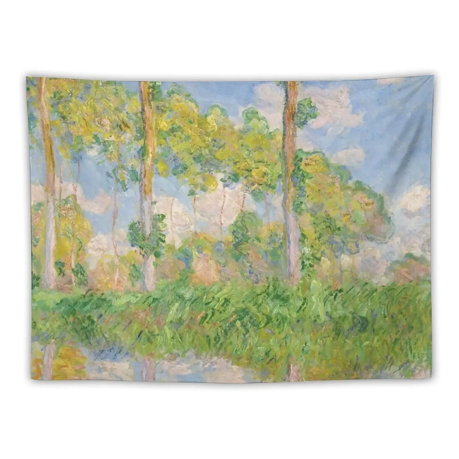 Claude Monet - Poplars in the Sun, 1891 Tapestry Bedroom Deco Bedroom Decor Decor For Room Tapestry