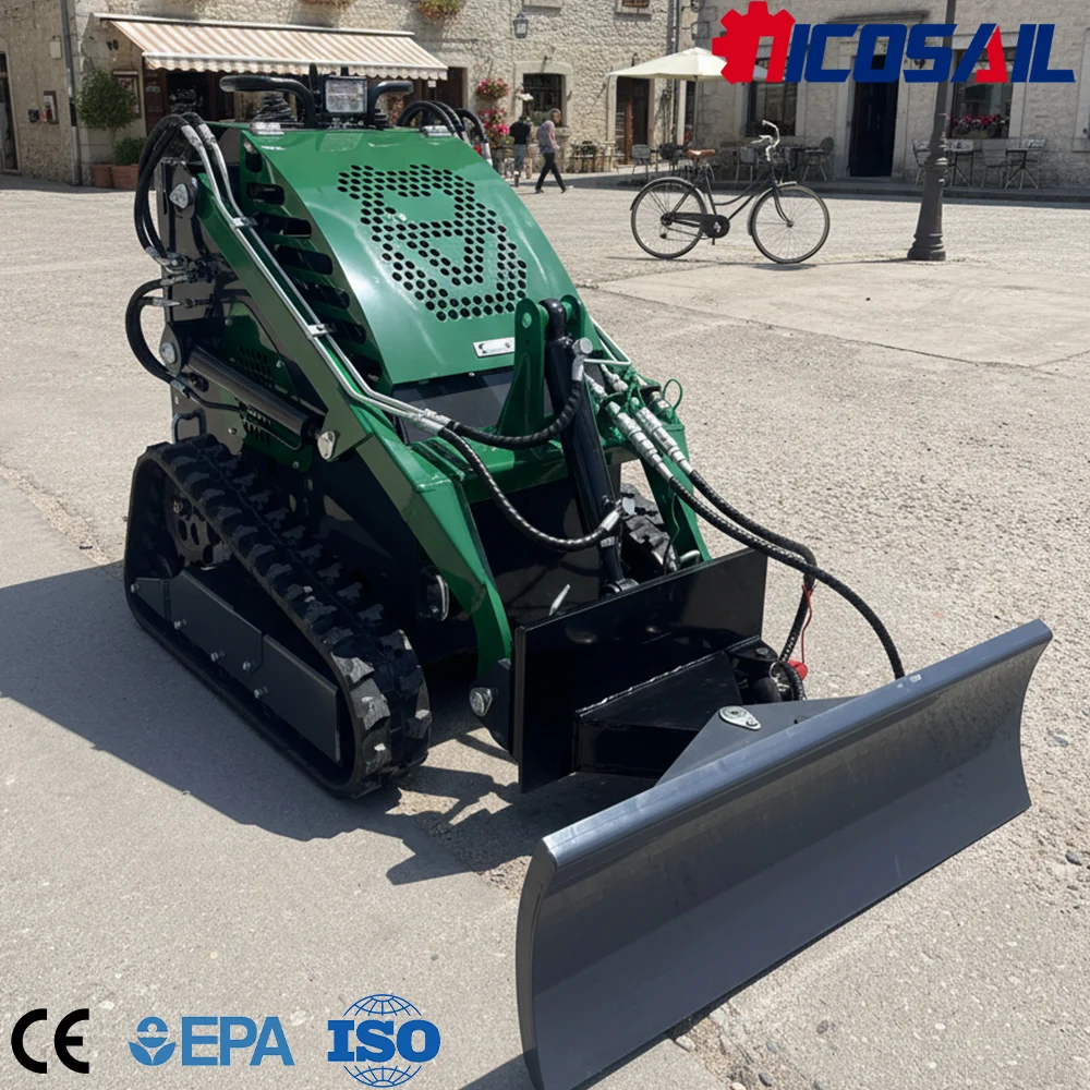 380E Mini Skid Steer Loader Custom Euro 5 Compliant CE Certified High-Performance Multi-Functional
