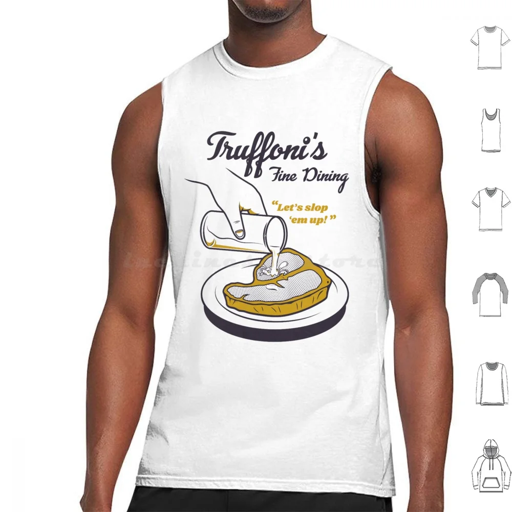 Sloppy Steaks At Truffoni _ S Tank Tops Print Cotton I Think You Should Leave Itysl Tim Robinson Comedy Funny Sloppy