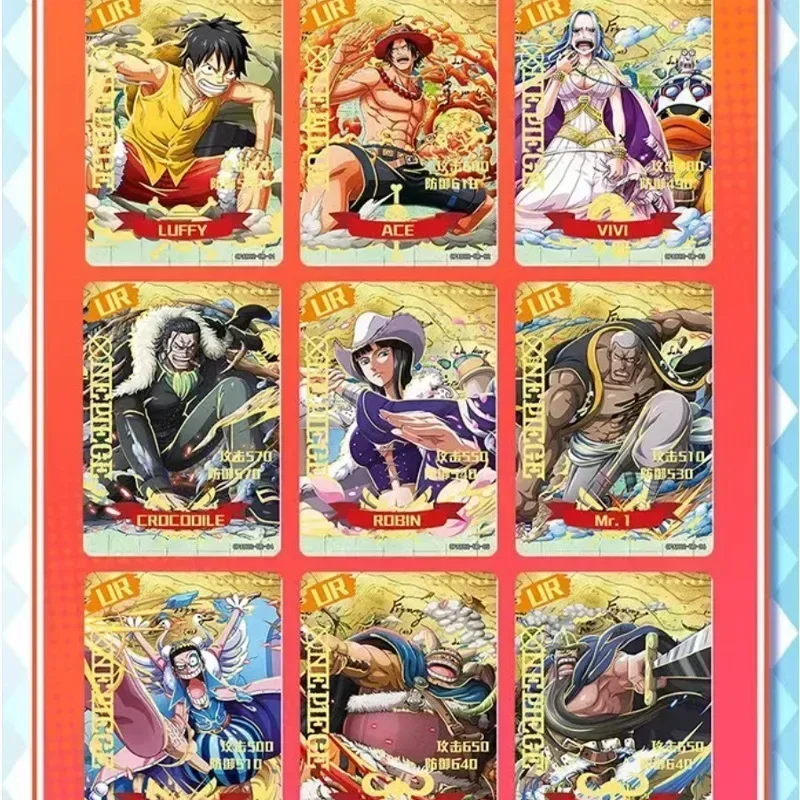 Echte Eendelige Kaart Luffy Keizerin Nami Zoro Robin Bounty Card Anime Perifere Collectie Kaarten Speelgoed Geschenken