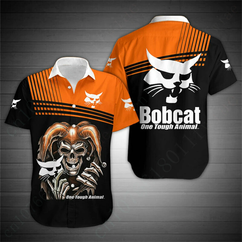 

Рубашка Bobcat в стиле Харадзюку для мужчин и женщин, футболка оверсайз в стиле аниме, повседневные рубашки и блузки, роскошный кардиган на пуговицах, одежда унисекс