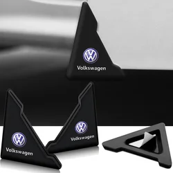 2Pcs/set Silicone Car Door Corner Cover Anti-Scratch Protection Stickers For VW Golf 7 5 4 6 Passat B6 Mk4 Tiguan polo Styling