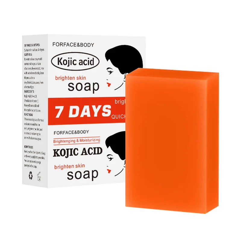 Kojic Acid Soap, Turmeric, Vitamin E Cleansing Soap, Fragrance Soap, Body Bath Soap, Brightens Skin Tone, Improves Dullness