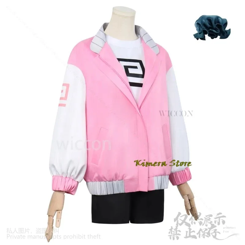 

Shaotang Ru аниме косплей SAKAMOTO DAYS костюм куртка хип-хоп униформа красные парики для девочек женщина Хэллоуин Рождество индивидуальный заказ