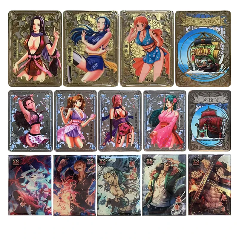 

Japanese anime ONE PIECE Boa Hancock Vinsmoke Reiju Kozuki Hiyori Collectible cards Christmas birthday gifts Children's toys