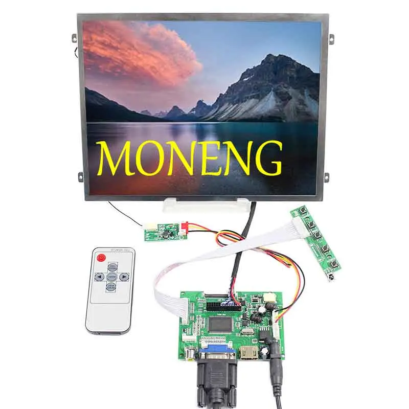 

10.4" IPS LCD Screen 10.4inch 1024x768 VS140T-003A Brightness 500nit with HD MI VGA+2AV LCD Controller Board