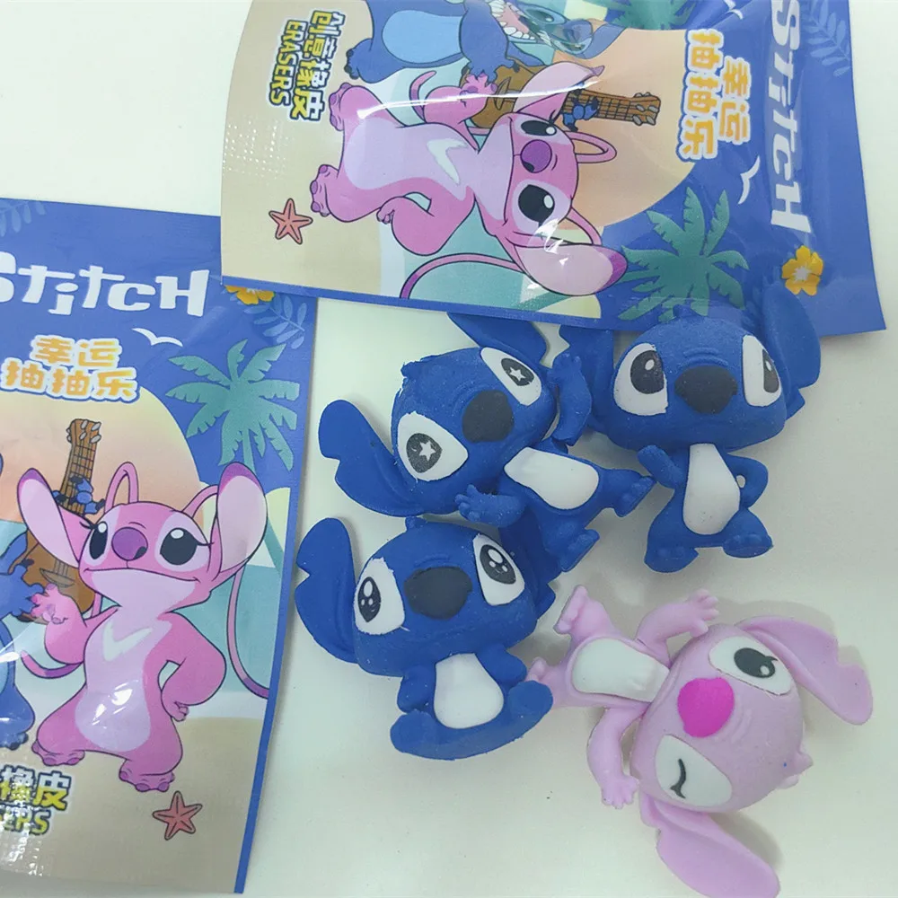 Disney Stitch Anime Figure Eraser anime Stitch students learning tools school supplies children Christmas gift pencil eraser