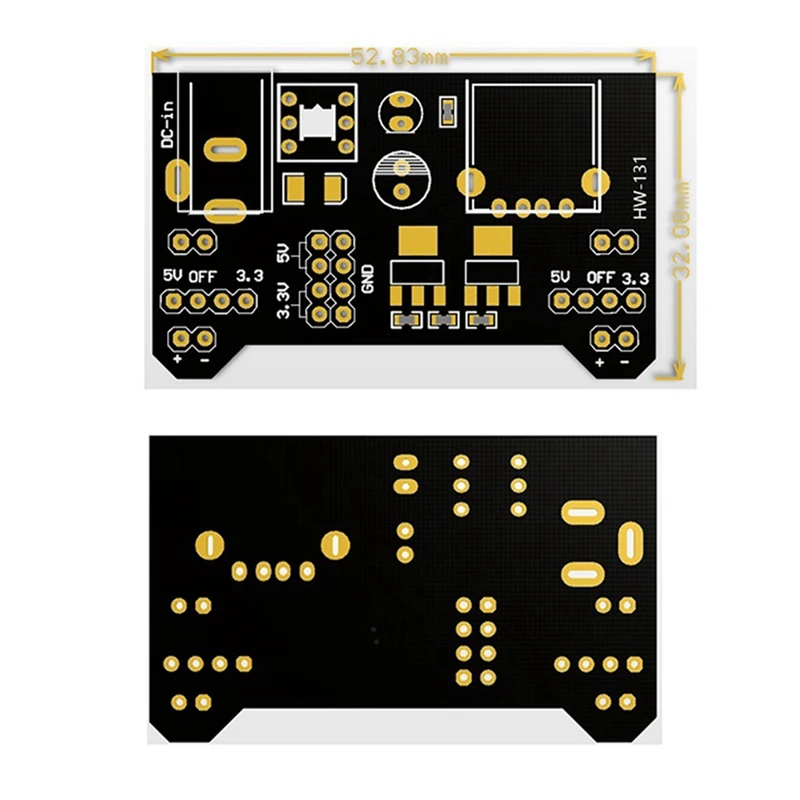 1Pcs MB102 Breadboard Dedicated Power Module Compatible 5V 3.3V Solderless Bread Board DIY