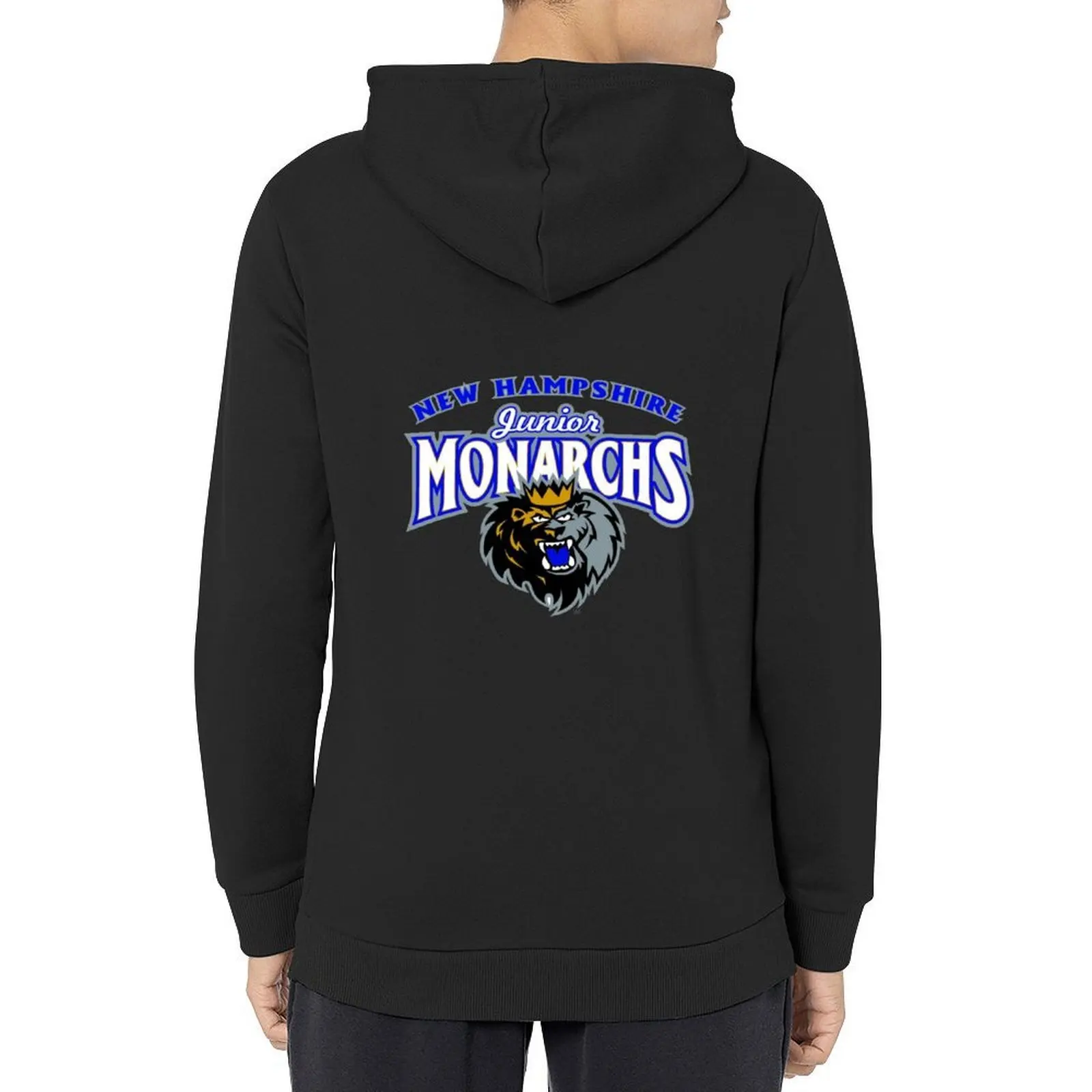 

New Hampshire Junior Monarch | Junior Hockey Hoodie fashion men men's sweat-shirt set men's sweat-shirt graphic hoodie