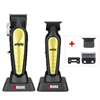 WMARK NG-138 NG-338 Professional Barber Cutting Machines Kit DLC Blade with Base Charger Men's Haircut Machine Finishing Machine