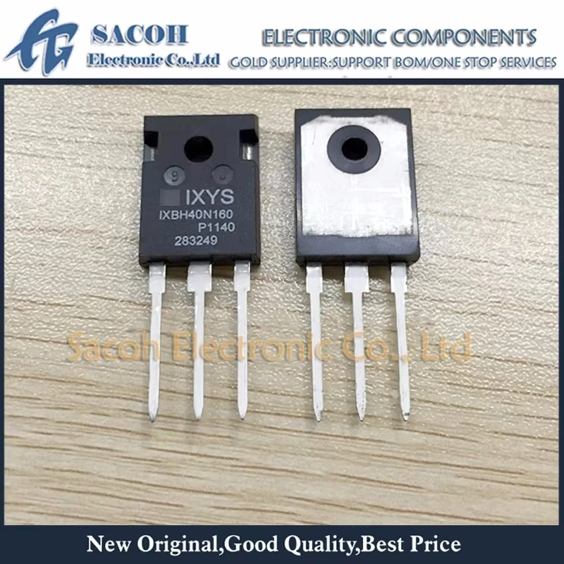 

Refurbished Original 2Pcs/Lot IXBH40N160 OR IXBH40N140 OR IXBH20N160 OR IXBH20N140 OR IXBH15N160 OR IXBH15N140 TO-247 40A 1600V