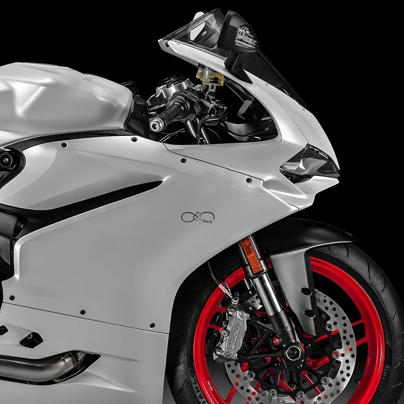 

2PCS car sticker, family love eternal symbol, fun motorcycle car decoration vinyl sticker