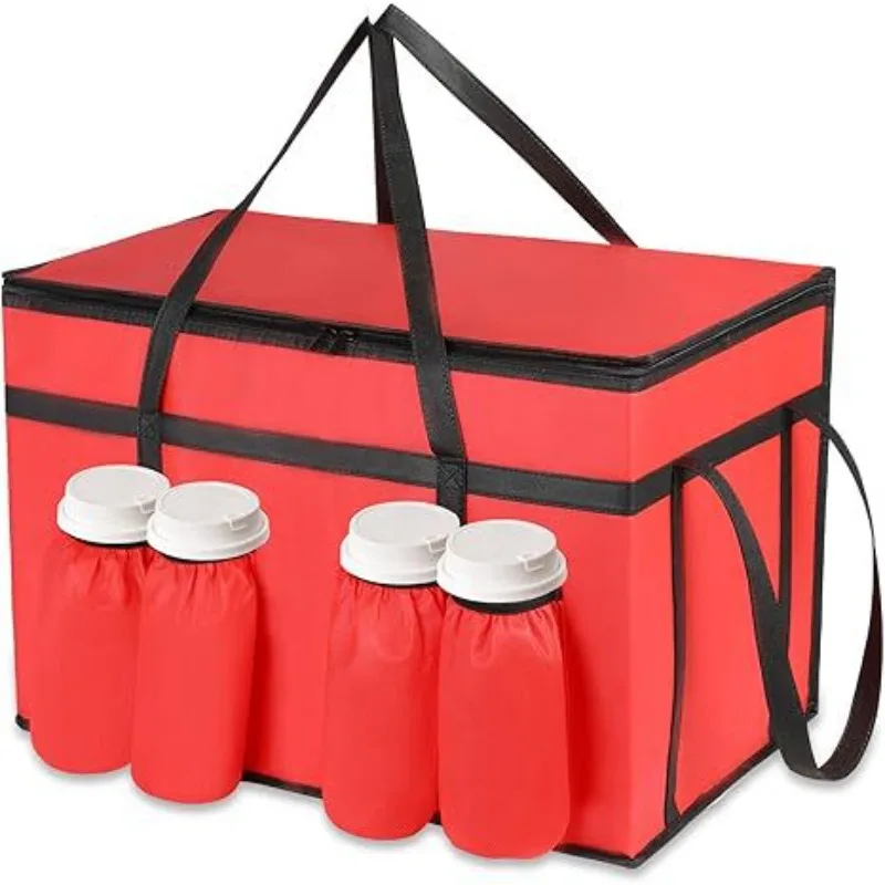Cross-border Large Capacity Insulated Takeaway Bag Portable Cake Outdoor Picnic Milk Tea Cooler Bag