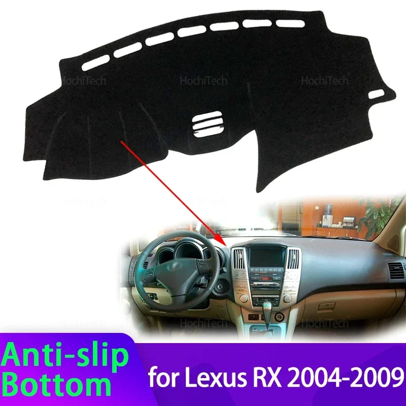 Armaturenbrett-Abdeckung, Armaturenbrett-Matte, Teppich-Pad, Schattenumhang, Decke, Autozubehör für Lexus RX 2004–2009, XU30 RX300 RX330 RX350 RX400h 2006