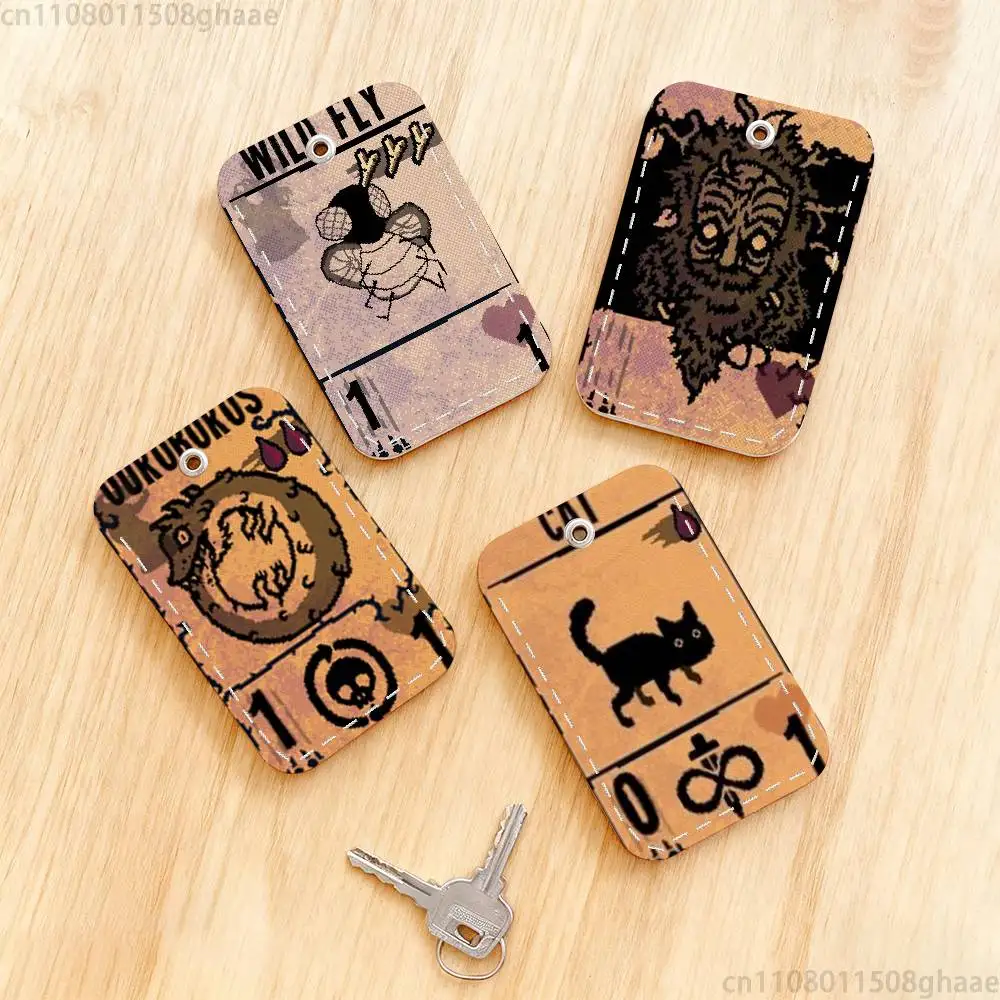 Game I-Inscryption Keychain Card Holder, Badge Credit Card Holder, Student ID Card Holder