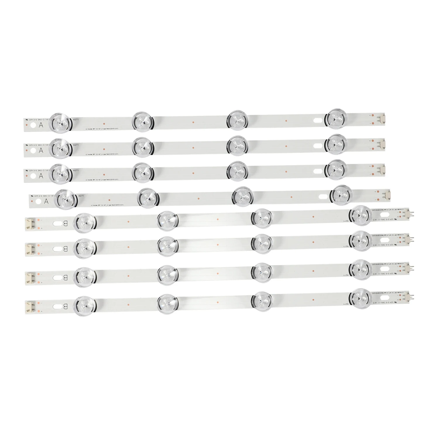 ABBZ-Led Backlight Strip 8 Lamp For 42 Inch Tv Innotek Drt 3.0 42Inch 6916L 1709B 1710B 1957E 1956E 6916L-1956A 6916L-1957A 4