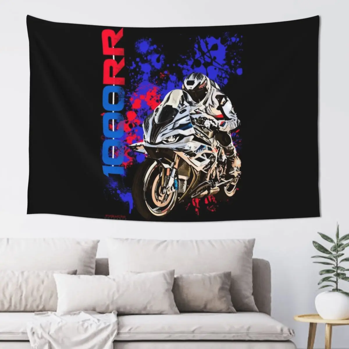 S1000 RR Tapestry Korean Room Decor Wallpaper Bedroom Tapestry