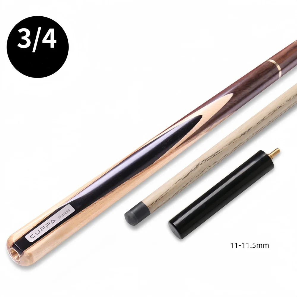 CUPPA 57" Traditional Snooker Billiard Pool Cue Stick 9.5/10/11.5mm Extender Case Set