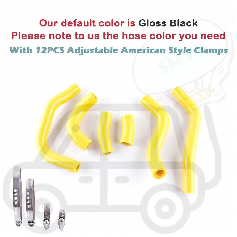 For 2013-2014 Honda CRF450 CRF 450 R Motorcycle Silicone Radiator Heater Coolant Water Hoses Set 3PLY 3PCS 11 Colors