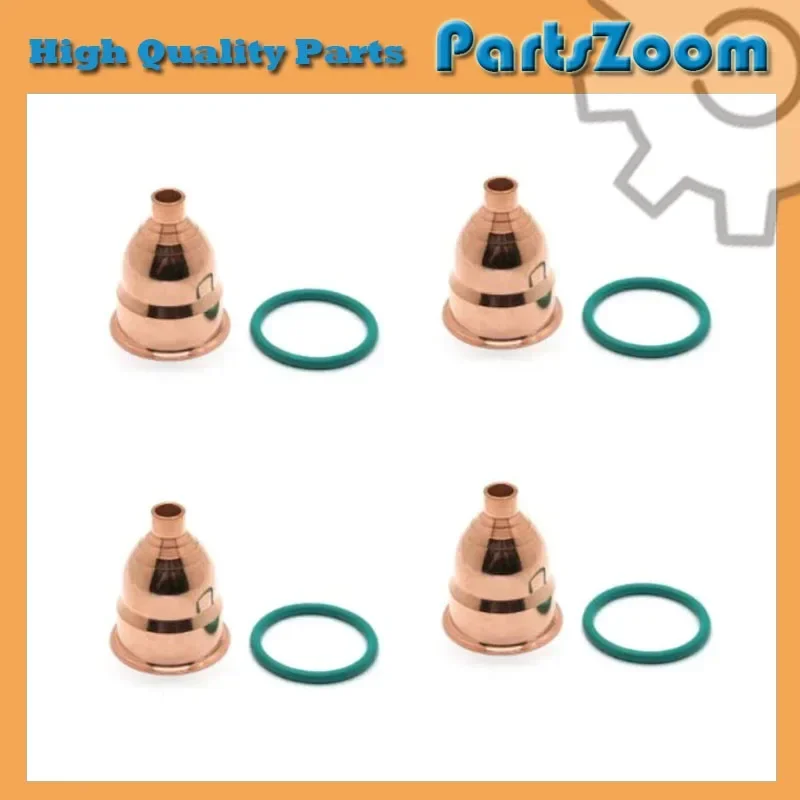 

4pcs Injector Sleeves O-Rings for Detroit Series 60 PAI 692084 Ref# 23501580 23515470