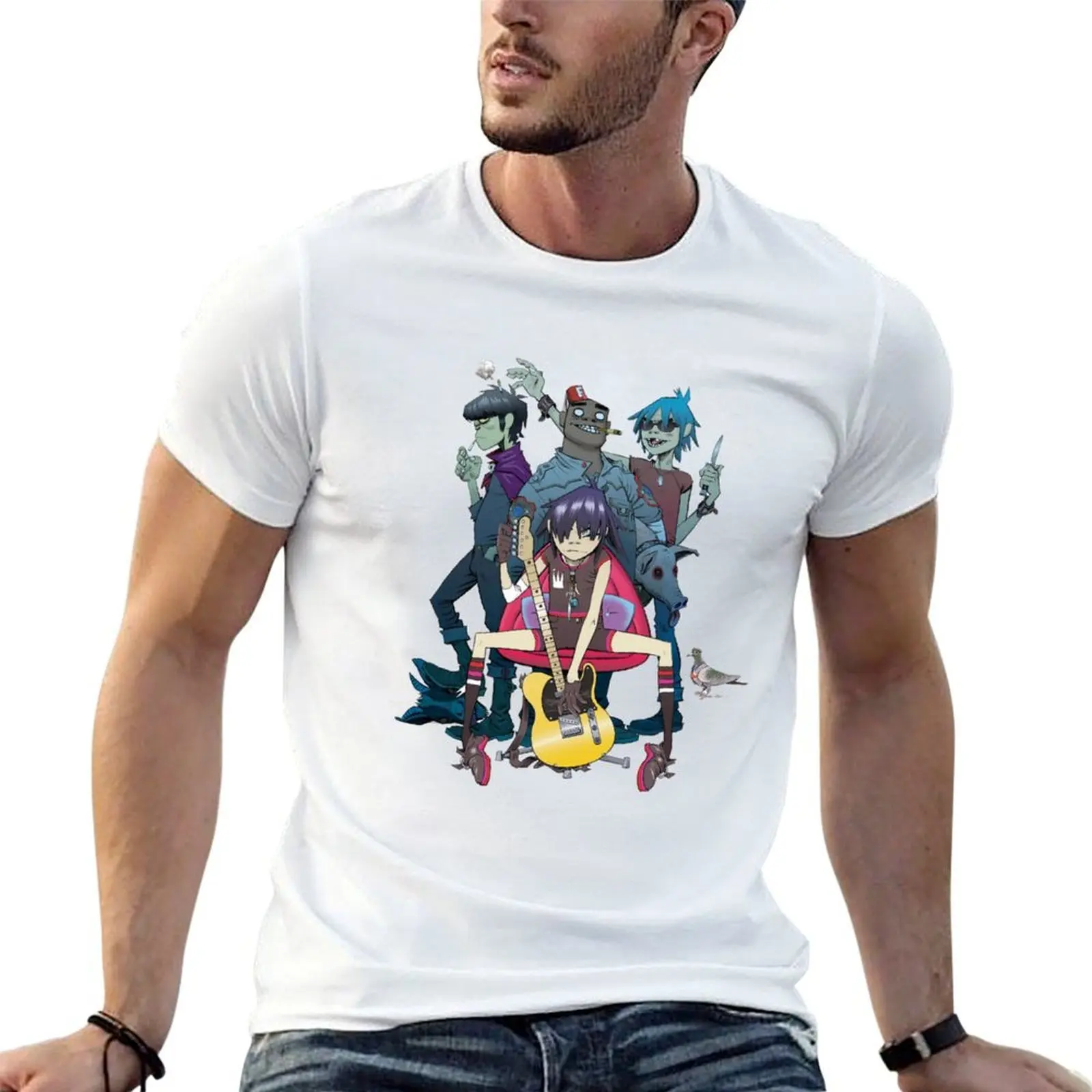 

murdoc cracker island T-Shirt t shirt man designer t shirt man luxury T-Shirt