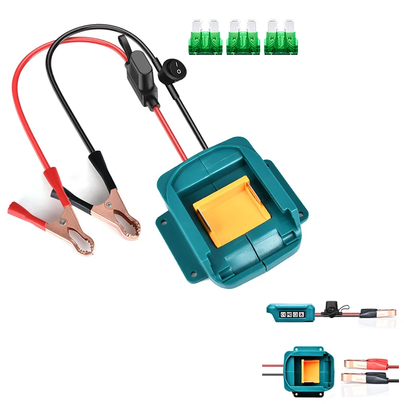 Arrancador de batería de coche para Makita, dispositivo de arranque de emergencia, herramienta de arranque, adaptador BL1850, 18V, Li-ion