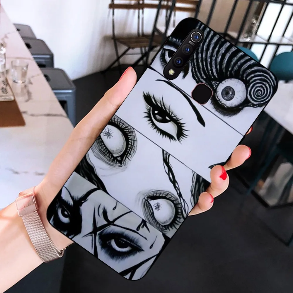 Black comics Junji Itos Tomies Phone Case For Huawei Y9 6 7 5 Prime Enjoy 7s 7 8 plus 7a 9e 9plus 8E Lite Psmart Shell