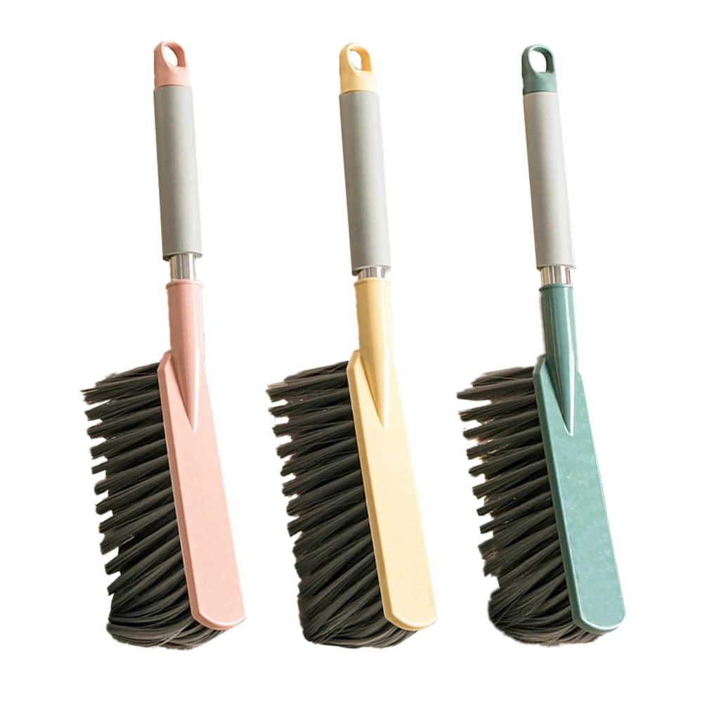 

3pcs Cleaning Long Handle Soft Bristle Brush Sponge Scrubber Bed Sofa Carpet Brushes Dust Sweeping Household Tools