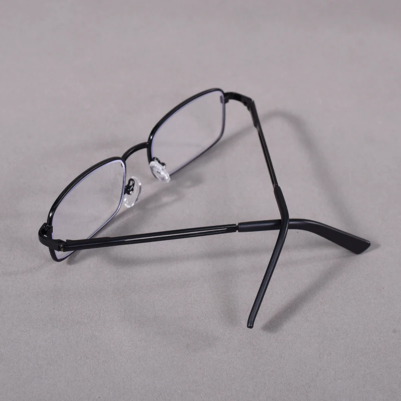 Hohe Qualität Edelstahl Lesebrille Männer Mode Presbyopie Brillen Business Hyperopie Anti Blaues Licht Brillen + 125 + 2 – Detail 23
