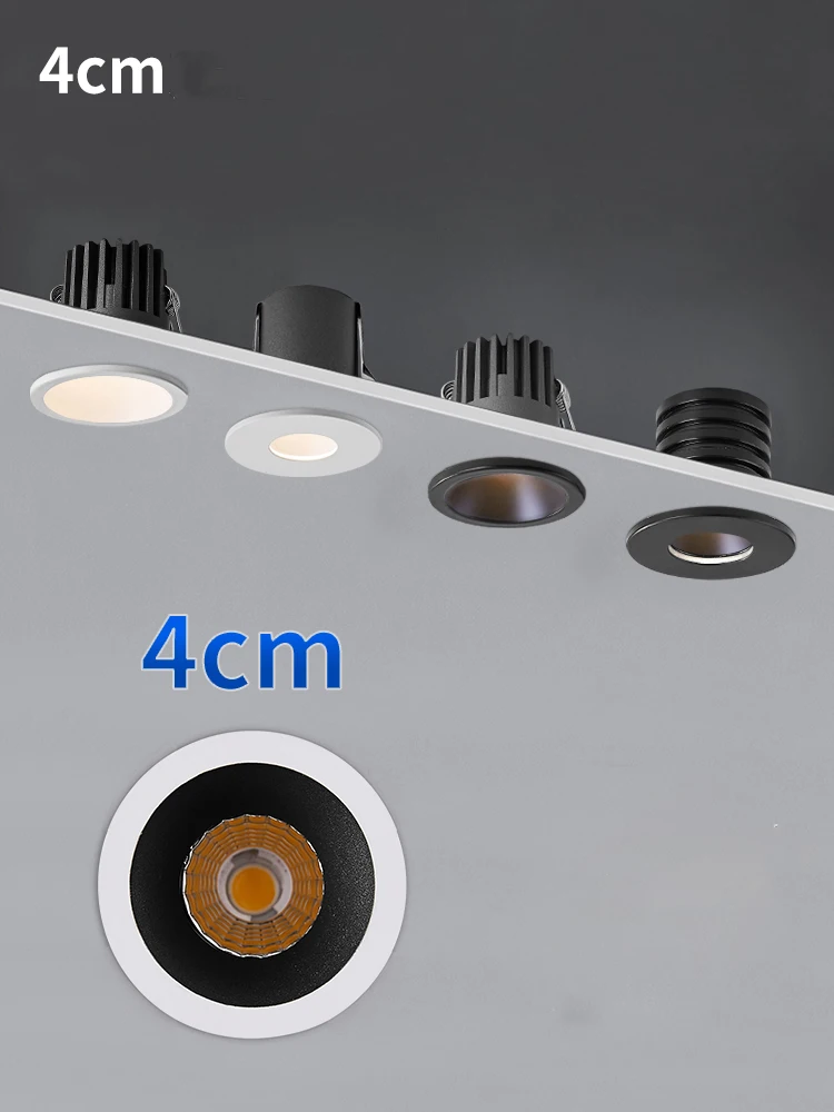 Foco pequeño de luz Led con forma de estrella, lámpara de techo con agujero de 18mm, 1W, 3W, AC85-265V de pantalla