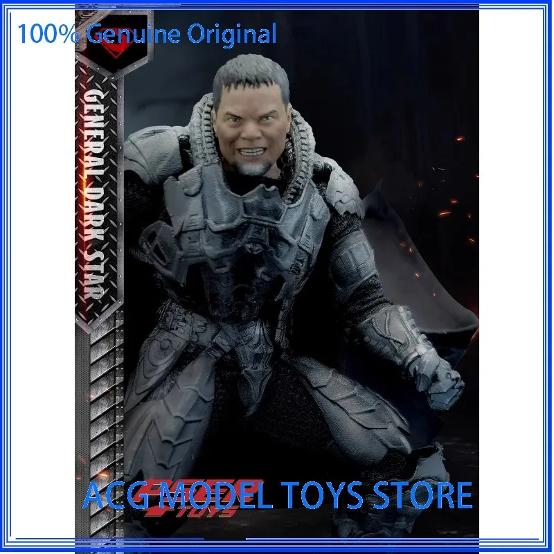 Na stanie PSERTOYS 1/12 Skala Wojskowy Dowódca Stalowy Kryptonik General Dru-Zod Pełny Zestaw 6-calowych Figuraków Żołnierzy Model