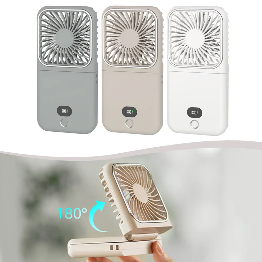 

Folding Hanging Fan Folding Neck Fan USB Charging Desktop Stand Multifunctional Handheld-fan Cooling Tools Outdoor Accessories