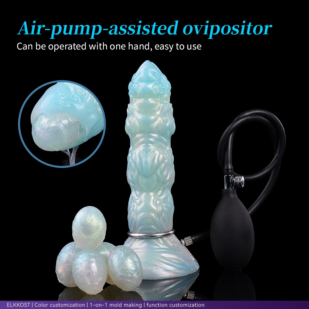 SMMQ وضع البيض الوحش دسار الهوائية واليد دفع Ovipositor الإناث الاستمناء المهبل كرات الكبار لعبة لعبة الجنس للرجال والنساء #3