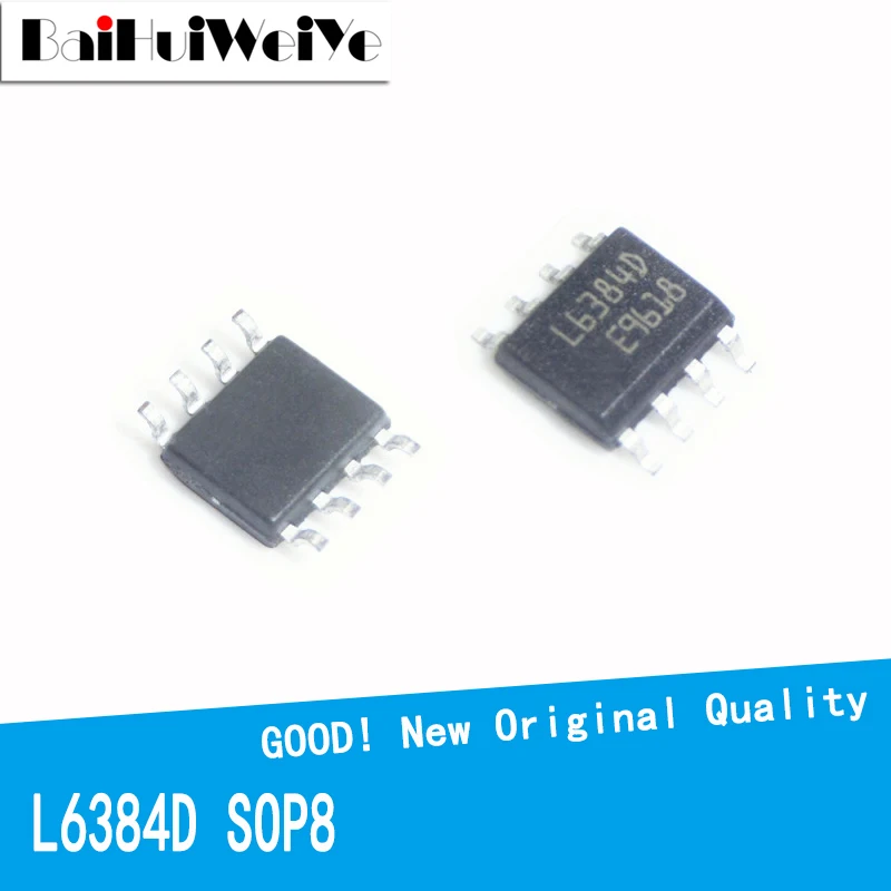 

10PCS/LOTE L6384D L6384 SOP8 L6384D013TR SMD SOP-8 New Original IC Amplifier Chipset Good Quality