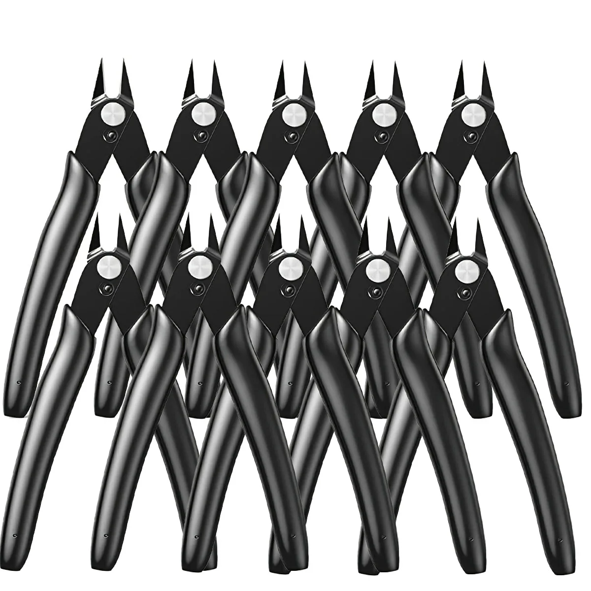 Diagonale tang Tang van koolstofstaal Elektrische draad Kabelscharen Snijden Zijkniptang Flush Tang Nipper Handgereedschap