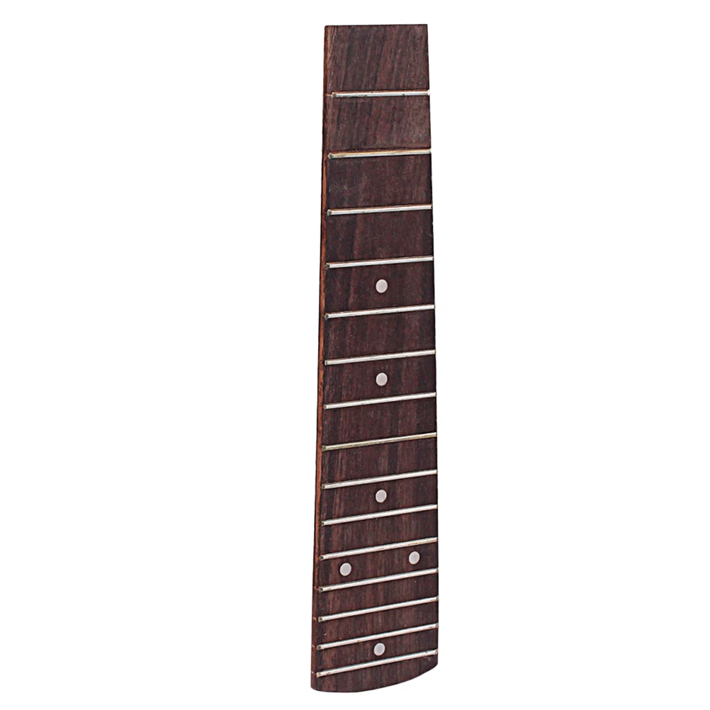 

21 Inch Fingerboard for Ukulele Concert Fretboard Replacement High Density Smooth Wood Ukulele Accessories Kit