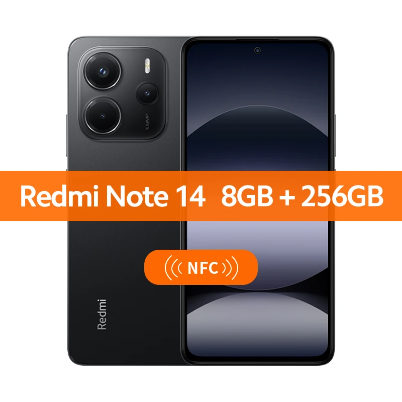 【World Premiere】Global Version Xiaomi Redmi Note 14 MediaTek Helio G99-Ultra 108MP AI 5500mAh 6.67" AMOLED 120Hz Display IP54