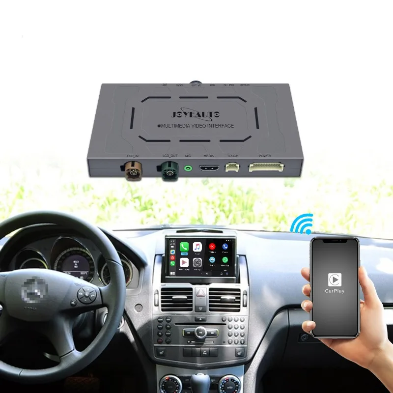 Wireless Apple CarPlay ﻿Decoder Box For Mercedes Benz NTG 4.0  GLK GLA ML SLK Class 2007-2011 Android Auto Car Play Retrofit