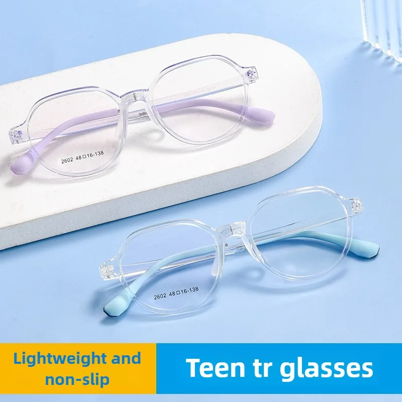 Ultralight Prescription Glasses Myopia Kids 0.75 1.25 TR90 Girls Prescription Glasses Children Boys Myopia Glasses for 6 To 12