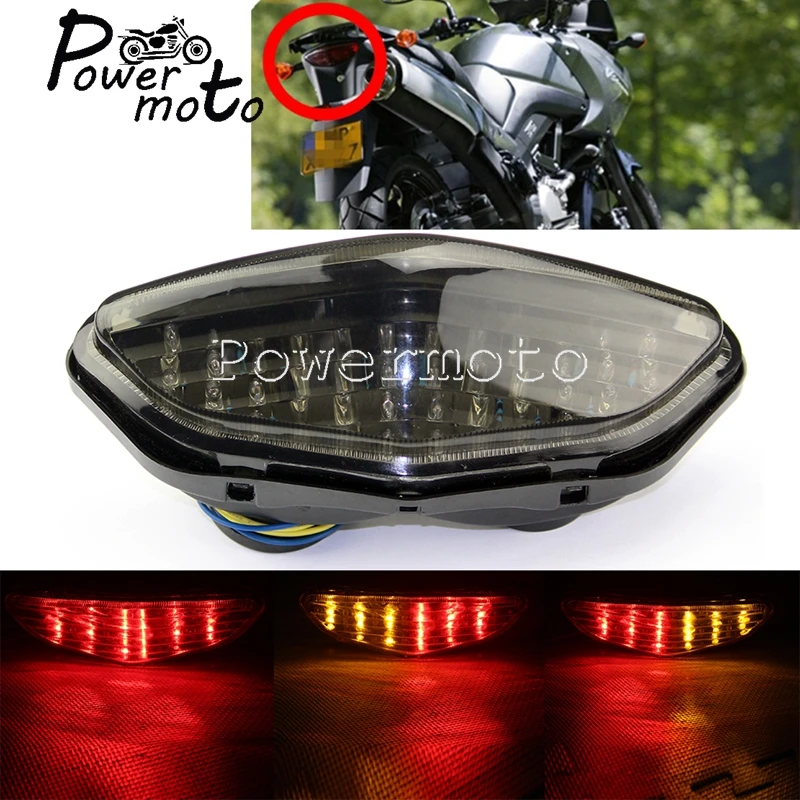 

Smoke Motorcycle Rear Integrated LED Tail Light Turn Signals Stop Brake Light For Suzuki DL 650 1000 V-Strom 2003-2008 V-Strom