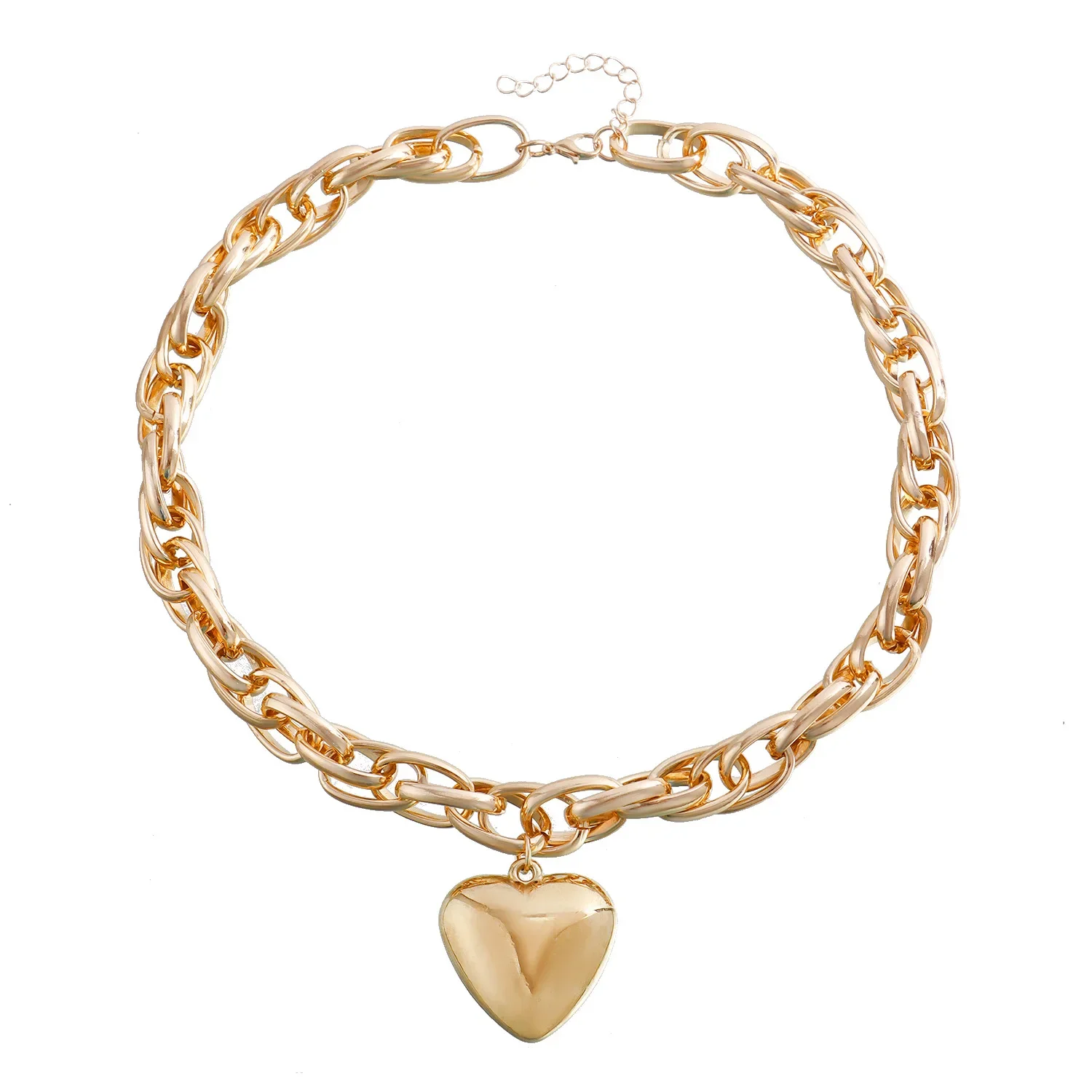 Cadenas Para Mujer преувеличенное ожерелье в форме сердца, воротник Feminino Collana Donna, подарок маме, подарок маме