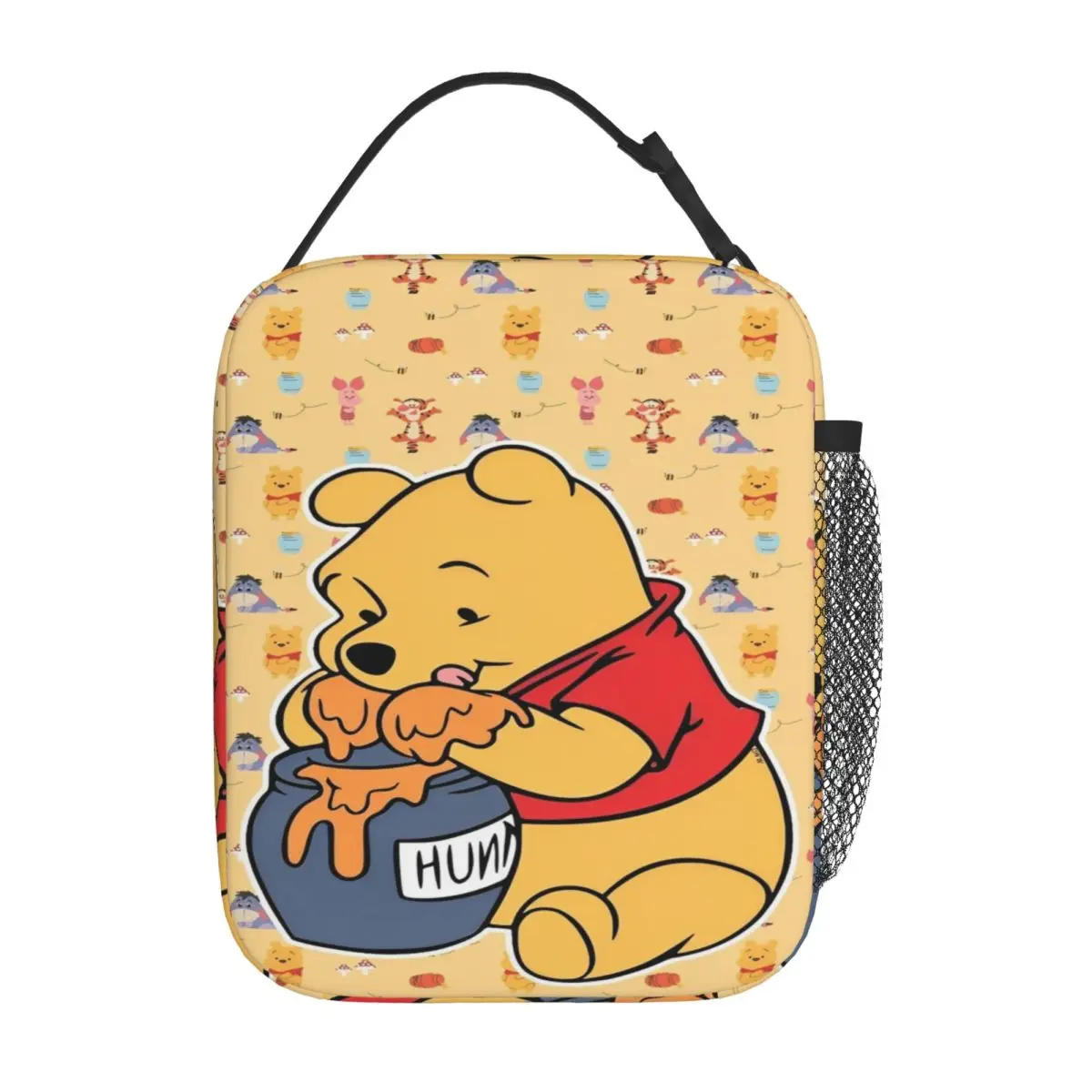 Winnie The Pooh Honey Thermal Insulated Lunch Bag for Work Portable Food Container Bags Cooler Thermal Food Box