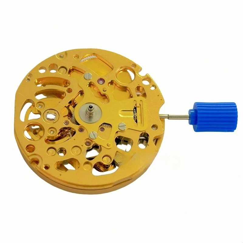 NH71A ムーブメント用時計ムーブメント付属品 NH71A 用 3 ピン未記録仕様ゴールドムーブメント