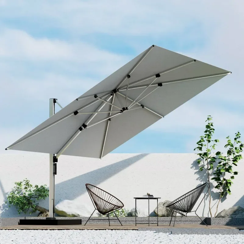 3M Luxury Waterproof Outdoor Parasol High Quality UV 50+ Sun Shade Patio Umbrella for Garden Courtyard Modern for Gym