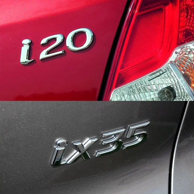 ABS سيارة رسالة لاصق الشعار سيارة الجانب الحاجز المصد الخلفي الذيل الجذع مائي لشركة هيونداي i20 i30 i25 i35 ix35 توكسون سولاريس إلنترا