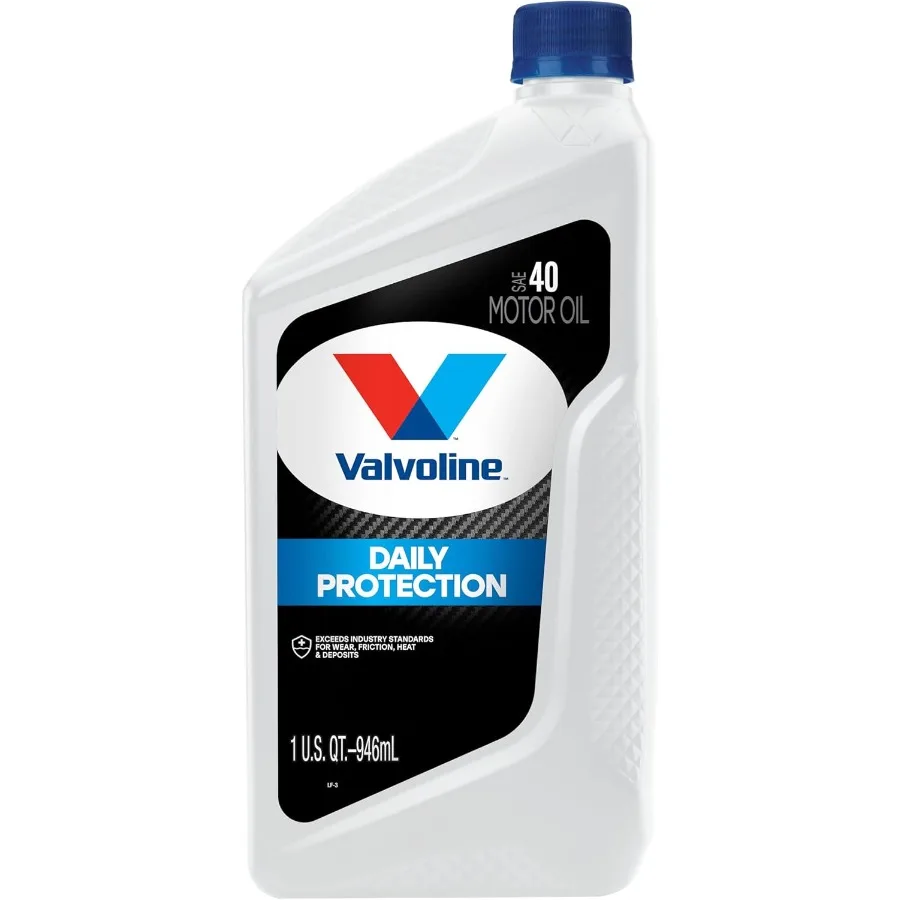 

Daily Protection SAE 40 Conventional Motor Oil 1 Quart for Reliable Engine Performance in Standard Vehicles Ideal for Routine M