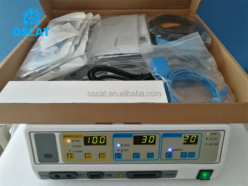 OSCAT Veterinary Equipment Six Working Mode CE Approval Medical Operation Surgical Bipolar Electrocautery