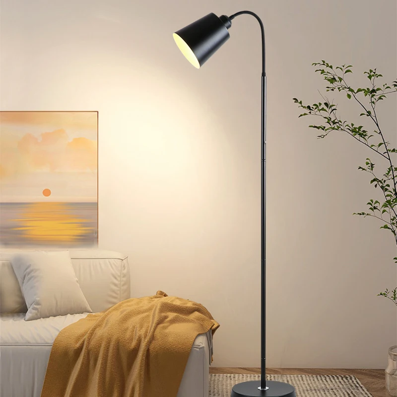 

Creative Floor Lamp Adjustable Gooseneck Led Sofa Floor Lights Living Room Bedroom Study E27 Indoor Decoration Standing